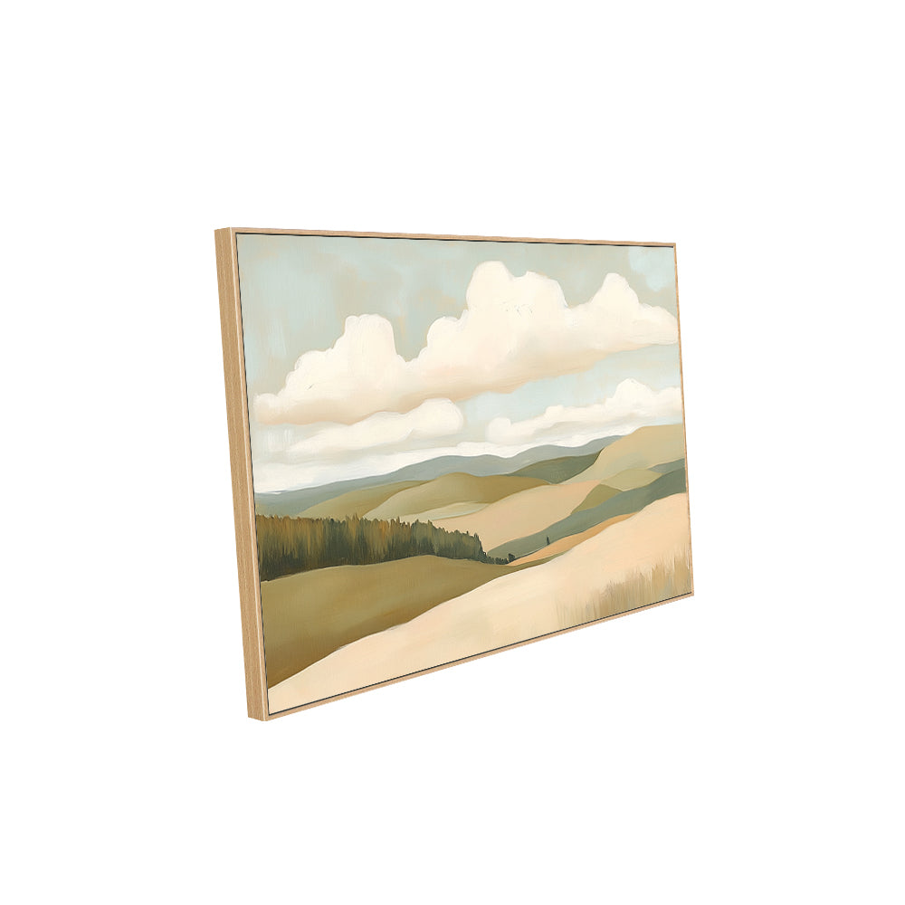 Tranquil Hills Landscape - Serene Nature Wall Décor Canvas Wall Art