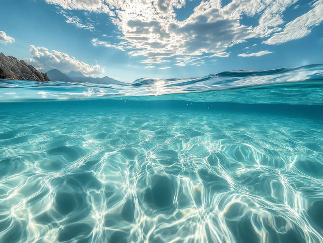 Canvas Wall Art - Crystal Clear Ocean Beauty