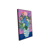 Vibrant Floral Bouquet – Bold & Colorful Botanical Print Canvas Wall Art