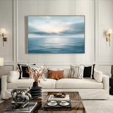 Tranquil Ocean Horizon Canvas Wall Art