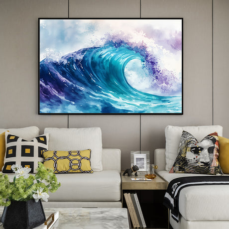 Majestic Ocean Wave Canvas Wall Art