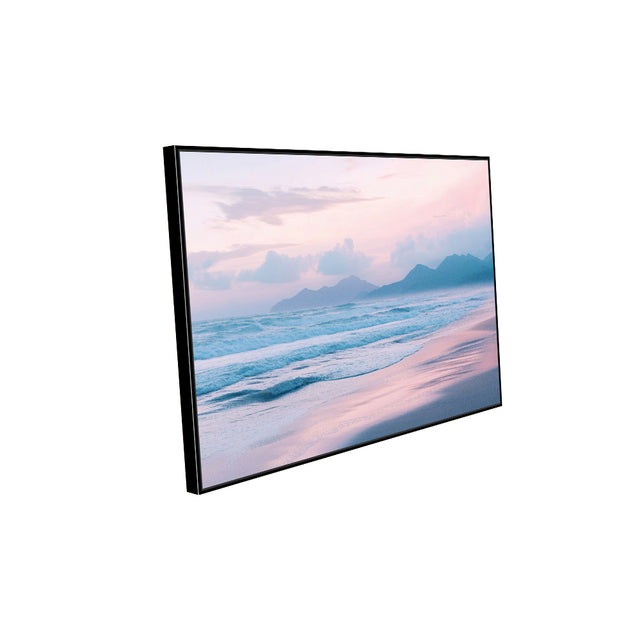 Serene Coastal Horizon Canvas Wall Art