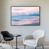 Serene Coastal Horizon Canvas Wall Art