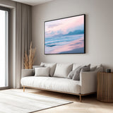 Serene Coastal Horizon Canvas Wall Art