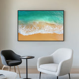 Tranquil Shoreline Bliss Canvas Wall Art