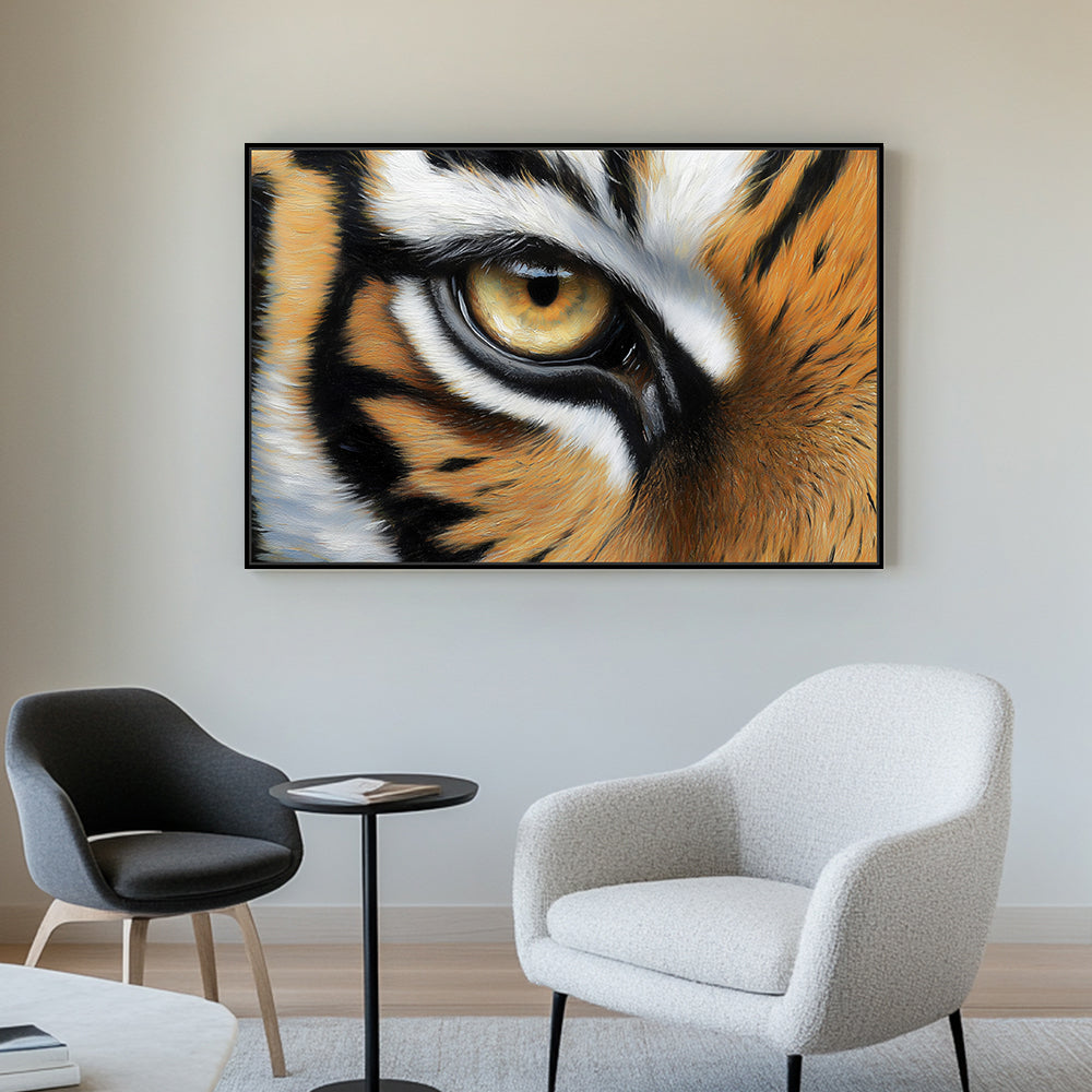 Tiger Eye Canvas Wall Art