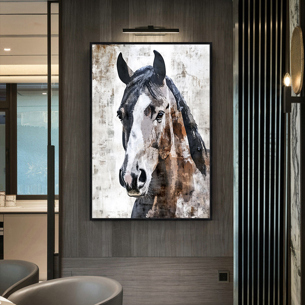 Majestic Horse Canvas Wall Art - A Timeless Symbol of Grace