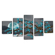 Moonlit Magnolia Blossom Canvas Wall Art