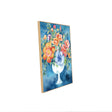 Elegant Watercolor Floral Vase – Vibrant Botanical Beauty Canvas Wall Art