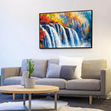 Vibrant Waterfall Canvas Wall Art