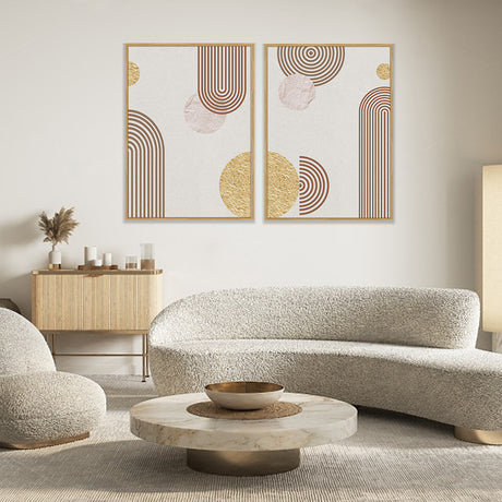 Geometric Abstract Canvas Wall Art