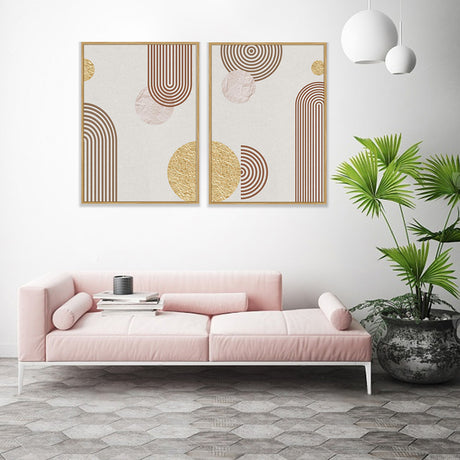 Geometric Abstract Canvas Wall Art