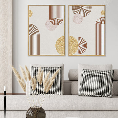 Geometric Abstract Canvas Wall Art