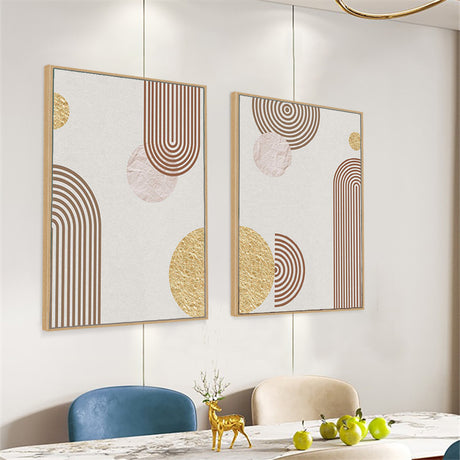 Geometric Abstract Canvas Wall Art