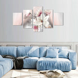 Elegant White Magnolia Blossom Canvas Wall Art