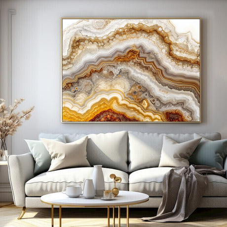 Golden Agate-Canvas Wall Art