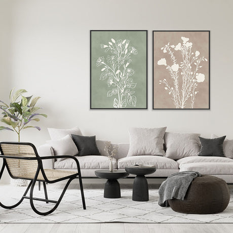 Minimalist Botanical Canvas Wall Art