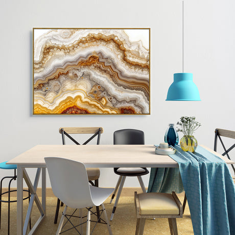 Golden Agate-Canvas Wall Art