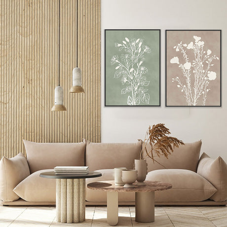 Minimalist Botanical Canvas Wall Art