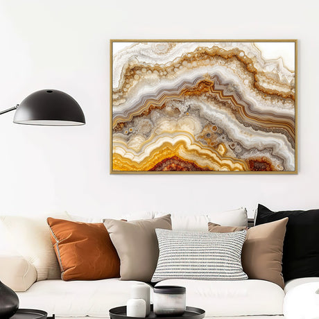 Golden Agate-Canvas Wall Art