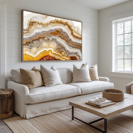 Golden Agate-Canvas Wall Art