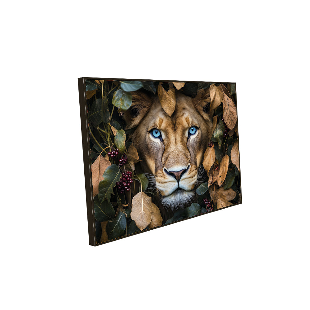 "Majestic Lion in the Wild"-Canvas Wall Art