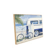 Vintage Surf Van & Bicycle Canvas Wall Art – Coastal Adventure Vibes