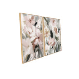 Soft Floral Canvas Wall Art Set