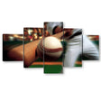 Baseball Homerun Swing Canvas Wall Art