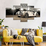 5 Piece Jaguar XK120 Roadster Canvas Wall Art