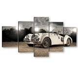 5 Piece Jaguar XK120 Roadster Canvas Wall Art