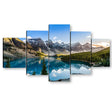 Moraine Lake in the Canadian Rockies Canvas Wall Art