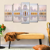 5-Piece Sheikh Zayed Grand Mosque Canvas Wall Art