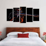 5 Piece Sniper in the Dark Canvas Wall Art