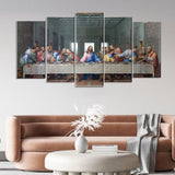 The Last Supper 5-Piece Canvas Wall Art