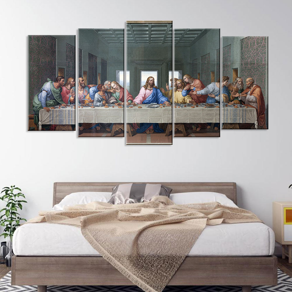 The Last Supper 5-Piece Canvas Wall Art