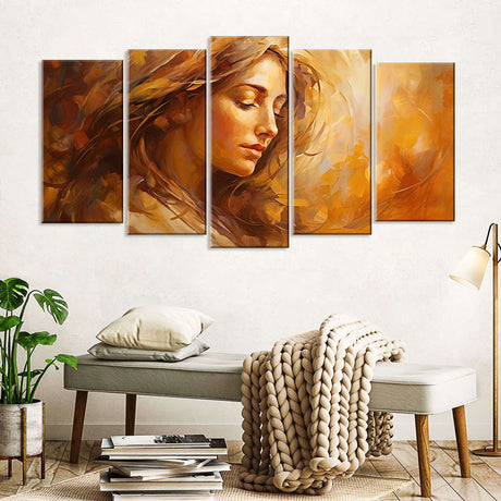 Abstract Portrait Canvas Wall Art