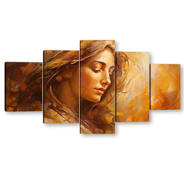 Abstract Portrait Canvas Wall Art