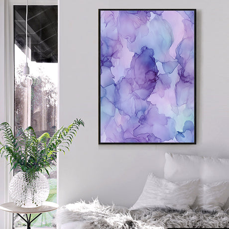 Purple Haze Canvas Wall Art - A Touch Of Modern Elegance