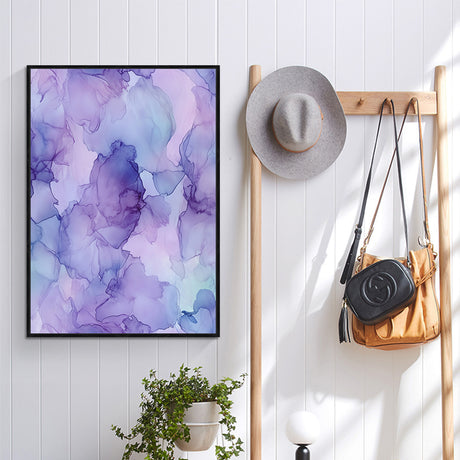 Purple Haze Canvas Wall Art - A Touch Of Modern Elegance