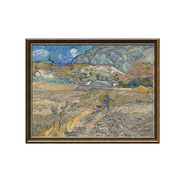 The Reaper In The Fields - A Rural Masterpiece Vincent Van Gogh’s Canvas Wall Art