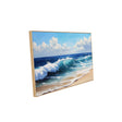 Majestic Ocean Waves Canvas Wall Art – Coastal Seascape Painting