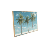 Canvas Wall Art - Tropical Beach Palm Trees