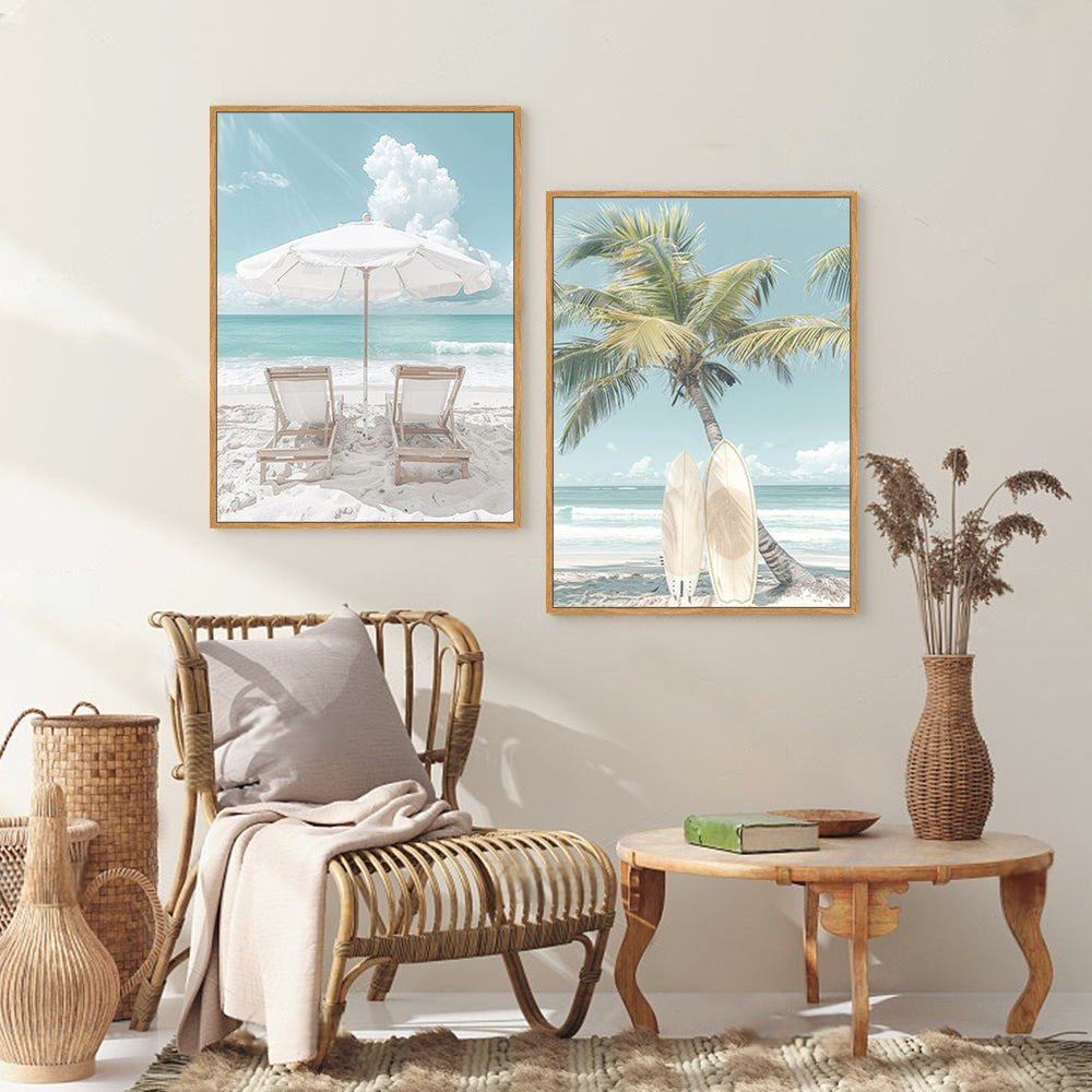 Coastal Bliss Canvas Wall Art