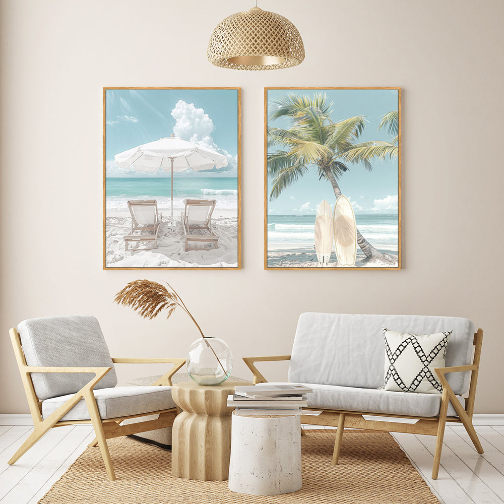 Coastal Bliss Canvas Wall Art