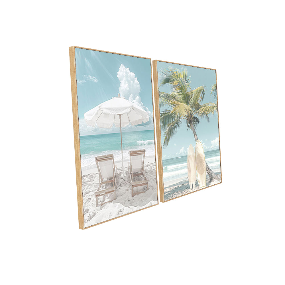 Coastal Bliss Canvas Wall Art