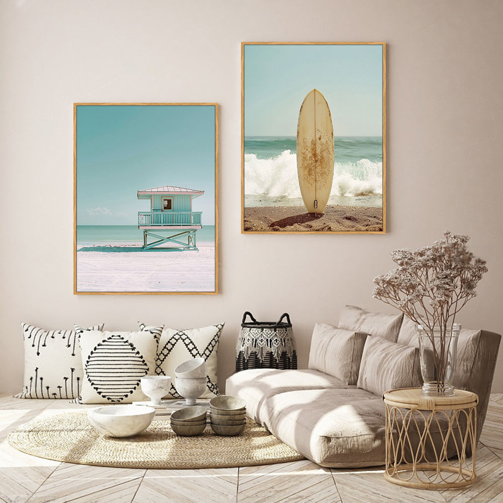 Coastal Surf Canvas Wall Art