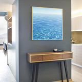 Endless Blue Serenity – Ocean Water Canvas Wall Art