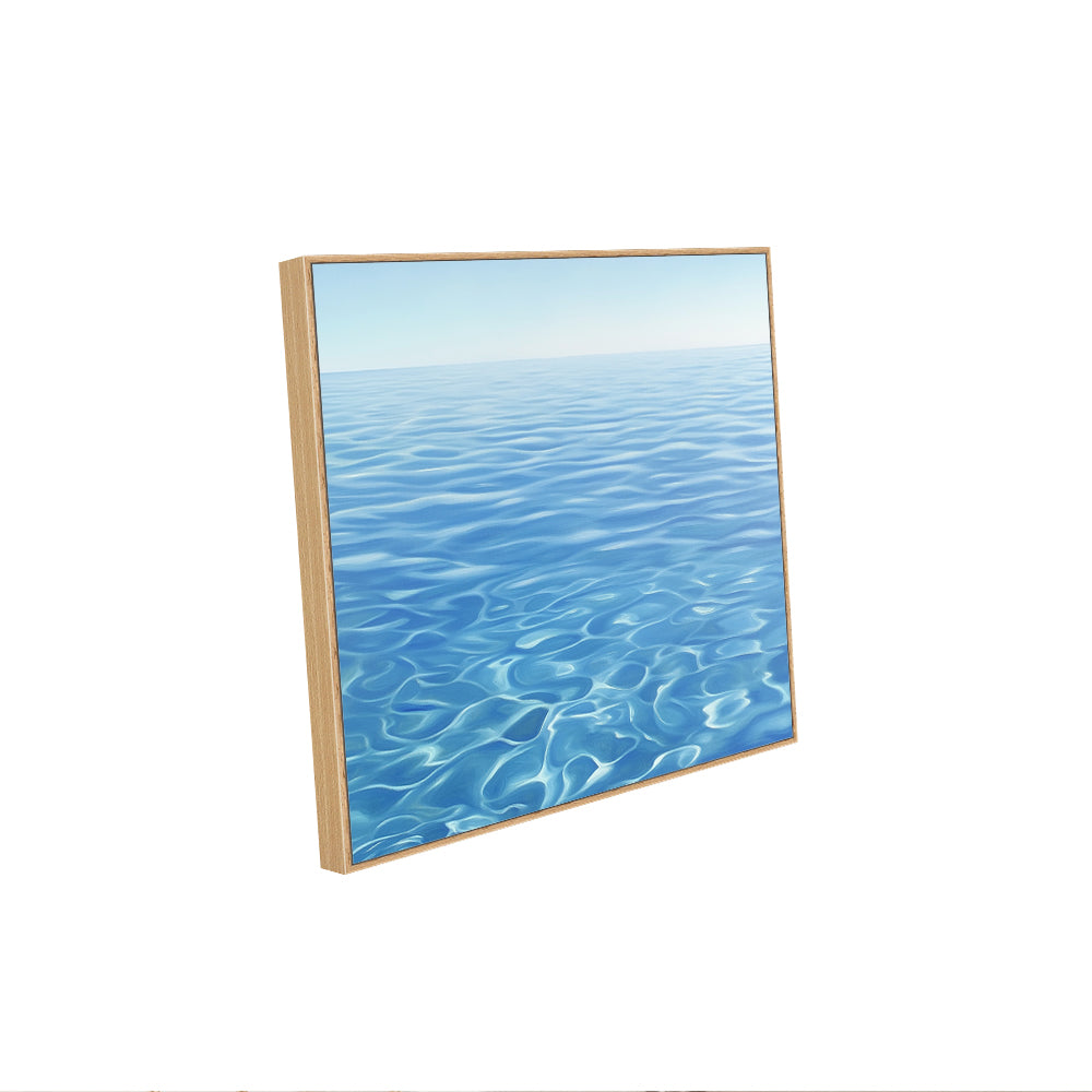 Endless Blue Serenity – Ocean Water Canvas Wall Art