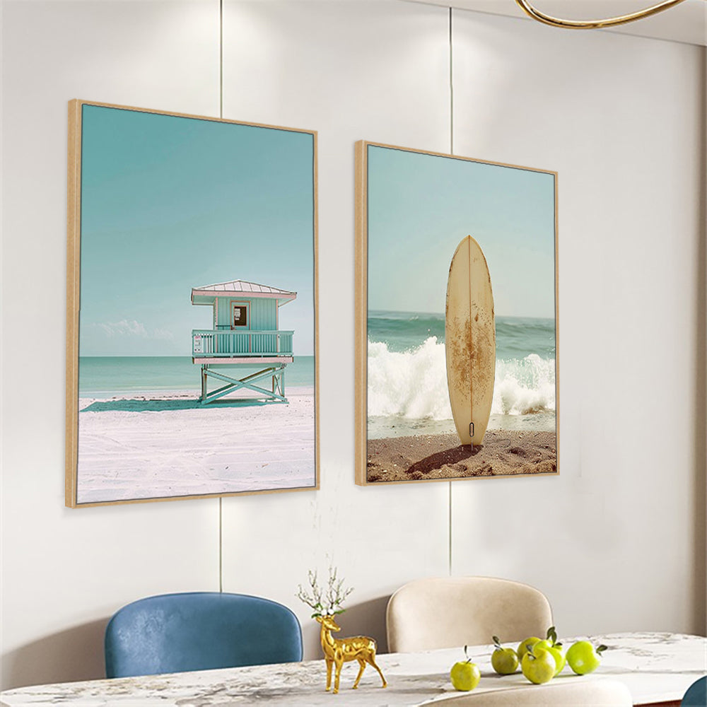 Coastal Surf Canvas Wall Art